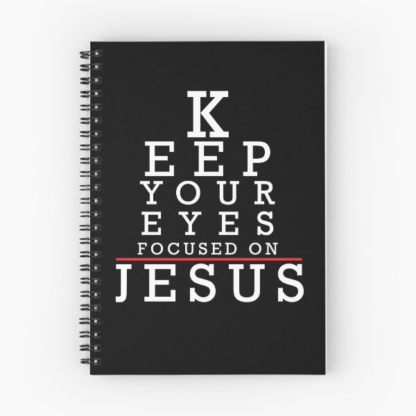 Item preview, Keep Your Eyes Focused on Jesus Eye Chart designed and sold by CharltonWiggins.