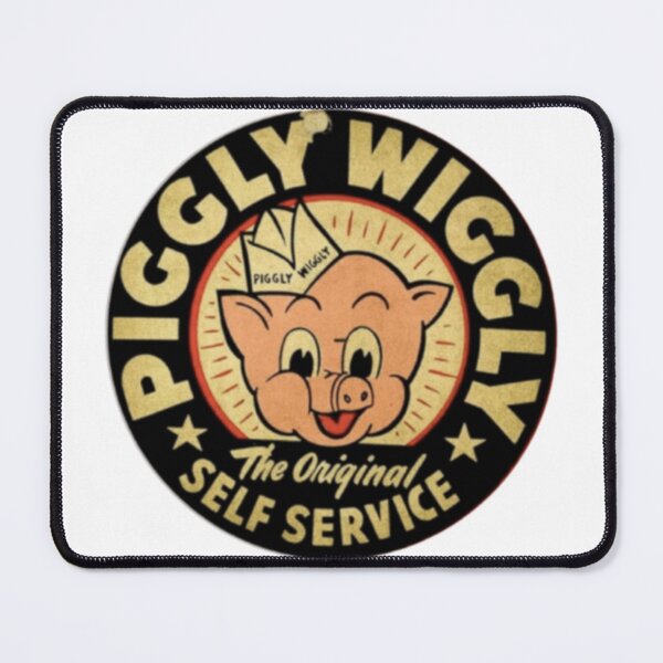 Item preview, Vintage Grocery Pig | Retro Self Service Market Pig Design designed and sold by lganme.