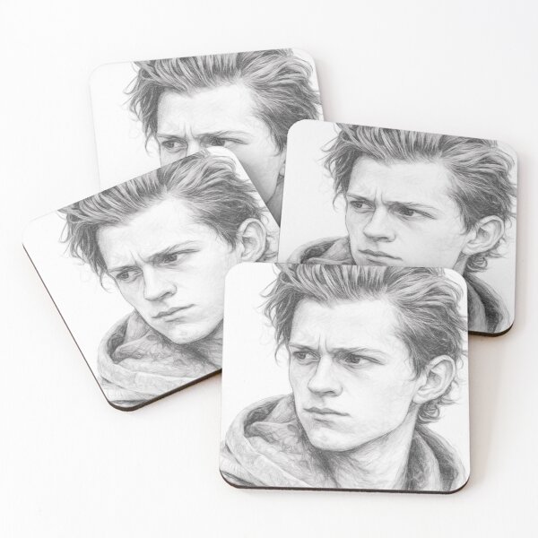 Item preview, Classic Hollywood Actor Black and White Pencil Sketch Portrait designed and sold by Leon Woods Pencil Art.