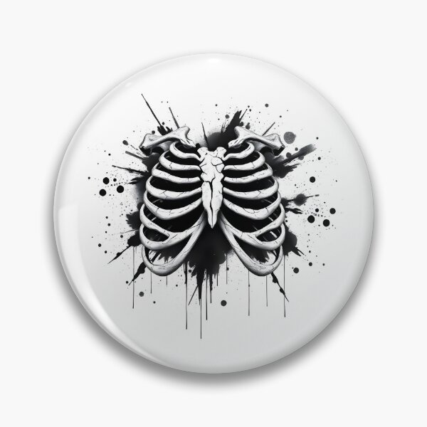 Item preview, Cracked Bones – Macabre Gothic Anatomy Design designed and sold by EujerStudio.