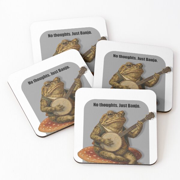 Item preview, Toad Playing a Banjo - No Thoughts designed and sold by tomstees11.