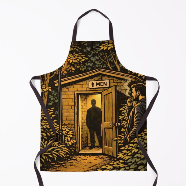 Item preview, Restroom at night designed and sold by Leatherandsmoke.
