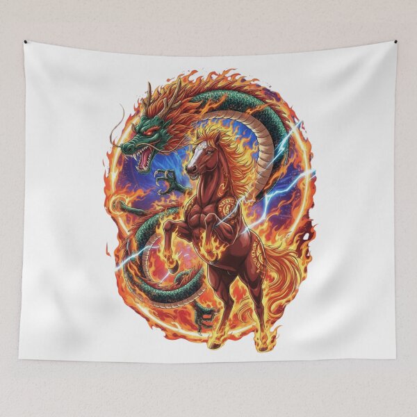 Item preview, The Mythic Longma: Dragon-Horse Spirit T-shirts  designed and sold by Kikaytv.com.