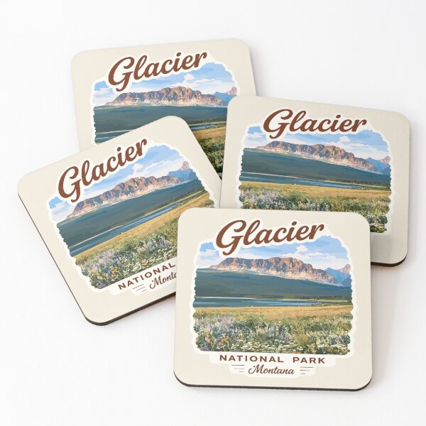 Item preview, Glacier National Park Sticker designed and sold by Gideon Emmerich.