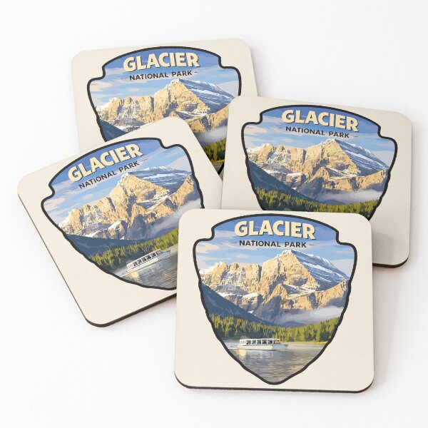 Item preview, Glacier National Park Sticker designed and sold by Gideon Emmerich.