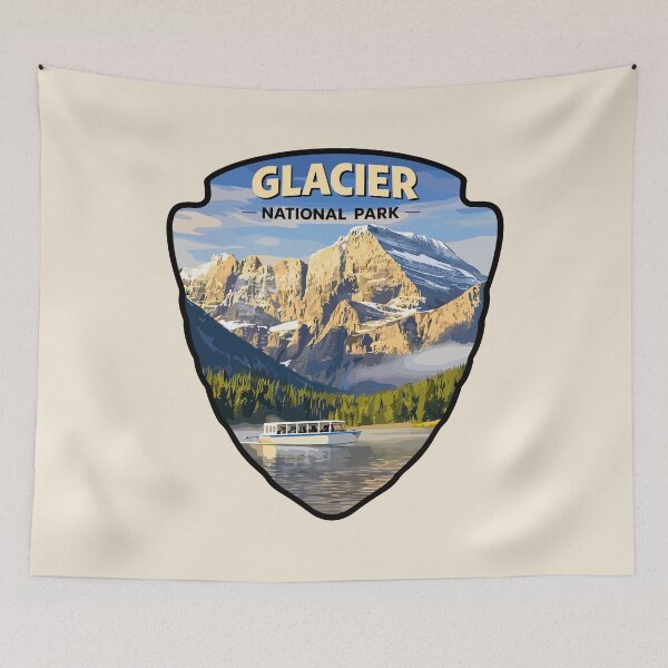 Item preview, Glacier National Park Sticker designed and sold by Gideon Emmerich.