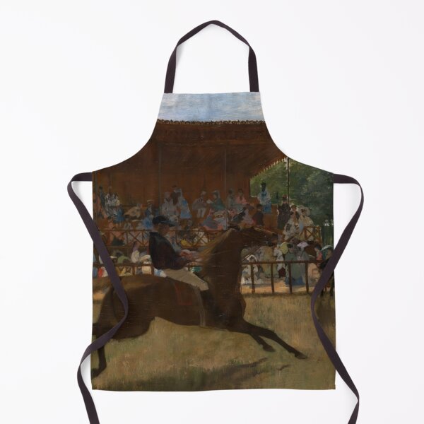 Item preview, The False Start by Edgar Degas: Impressionist Equestrian Racing Poster designed and sold by artofuniverse.