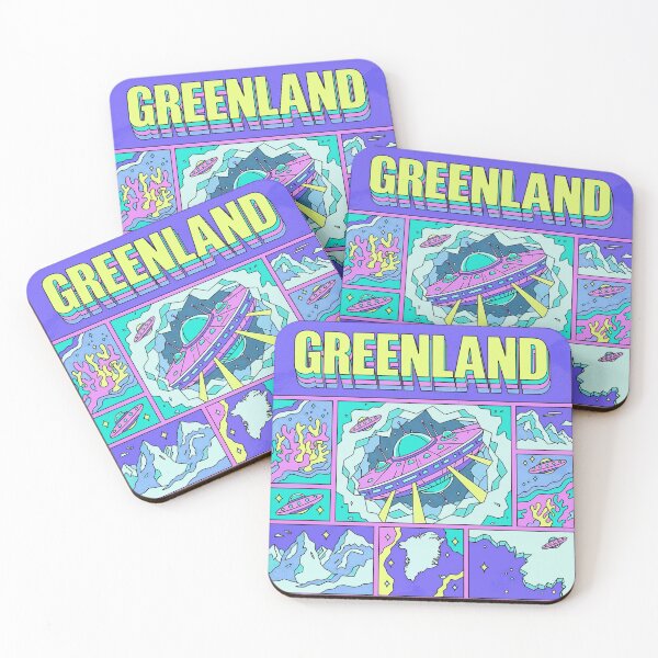 Item preview, Greenland Arctic Alien Base Retro Pop Art Comic designed and sold by zzz888.
