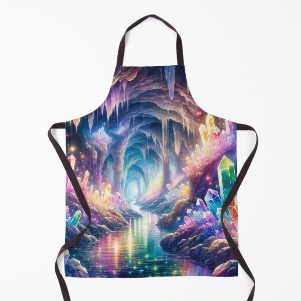 Item preview, Rainbow Crystal Cave - Magical Inner Earth River designed and sold by FriskyLemur.