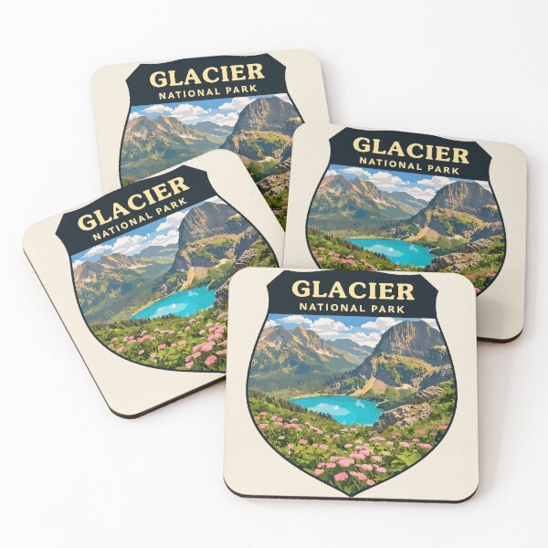 Item preview, Glacier National Park Sticker designed and sold by Gideon Emmerich.
