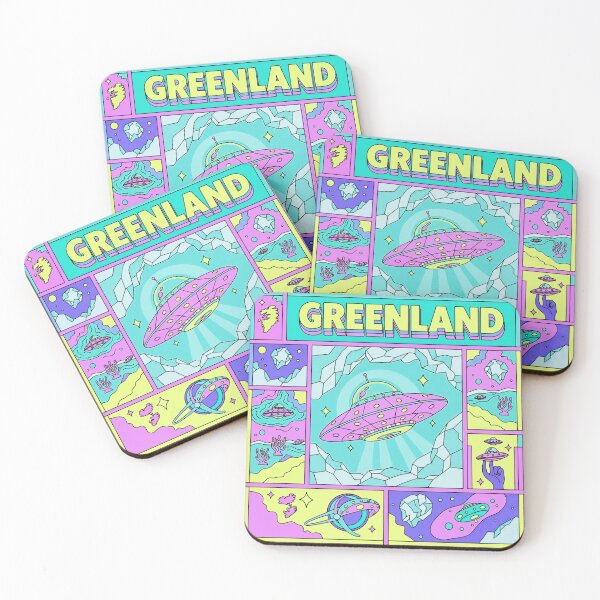 Item preview, Greenland Alien Base Ice Cave Retro Comic Pop Art designed and sold by zzz888.