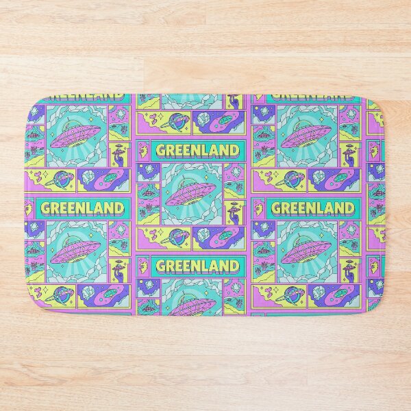 Item preview, Greenland Alien Base Ice Cave Retro Comic Pop Art designed and sold by zzz888.