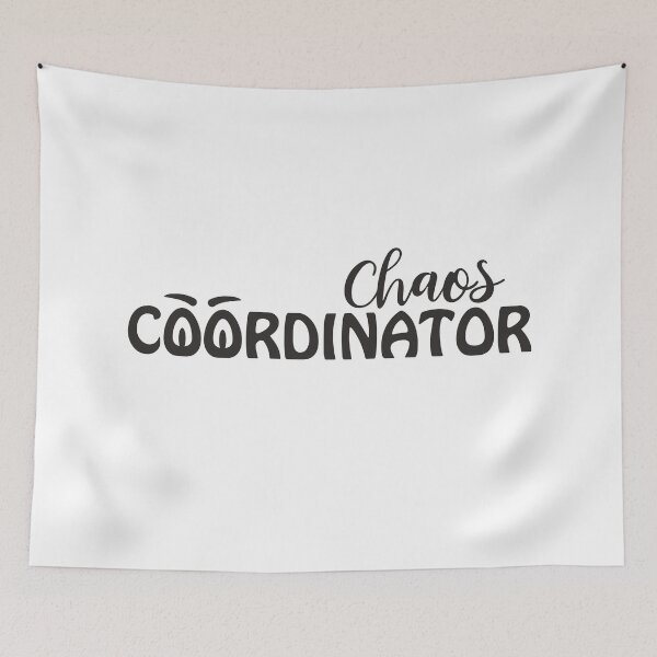 Item preview, Chaos Coordinator Funny Typography Art designed and sold by ArystDesign.