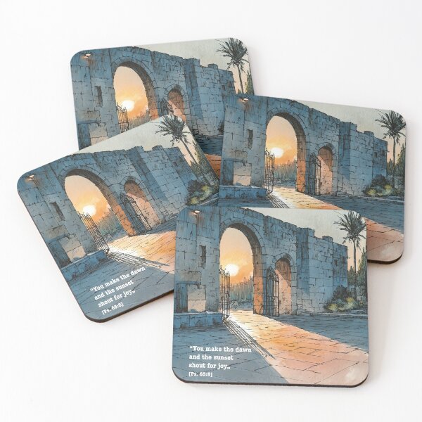 Item preview, Dawn and Sunset Shout for Joy - Psalm 65:8 Art designed and sold by Banal25.