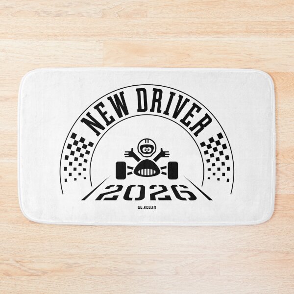 Item preview, New Driver 2026 (Driver’s License / Driving Licence / Black) designed and sold by MrFaulbaum.
