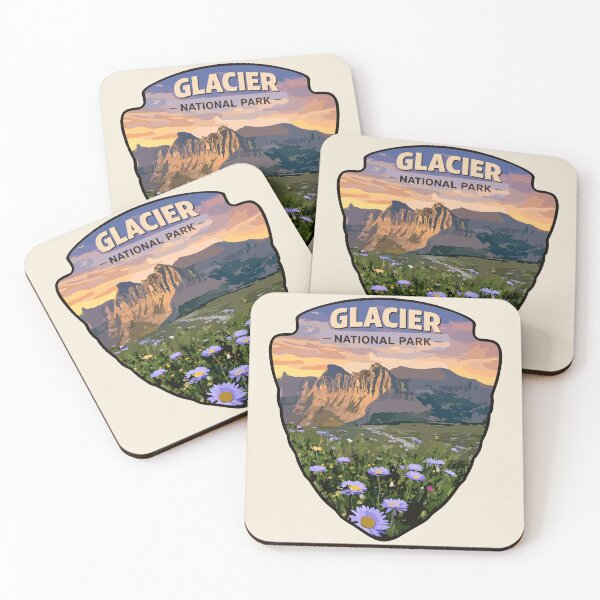 Item preview, Glacier National Park Sticker designed and sold by Gideon Emmerich.