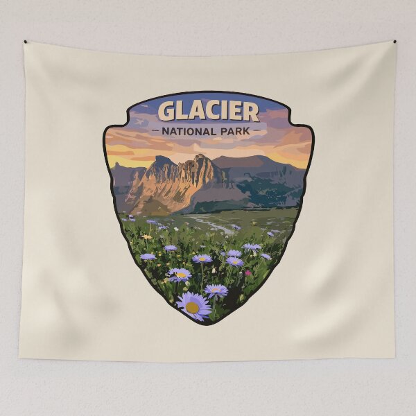 Item preview, Glacier National Park Sticker designed and sold by Gideon Emmerich.