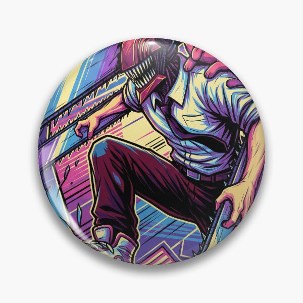 Item preview, Retro 80s Boy Chainsaw Pet Neon Vaporwave Synthwave Sunset Katakana Design   designed and sold by Senpaiwaves.