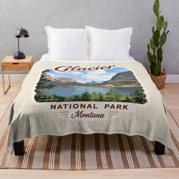 Item preview, Glacier National Park Sticker designed and sold by Gideon Emmerich.