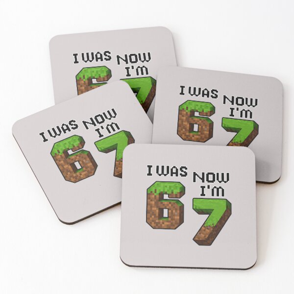 Item preview, Funny Six Seven I was 6 Now I'm 7 Game Pixel 7th Birthday designed and sold by MabelWells.