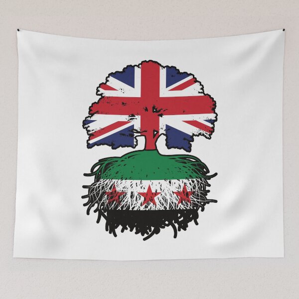 Item preview, Syrian British Roots and Crown Tree designed and sold by FlagX.