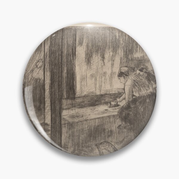 Item preview, The Laundresses by Edgar Degas: Impressionist Interior Fine Art Print designed and sold by artofuniverse.