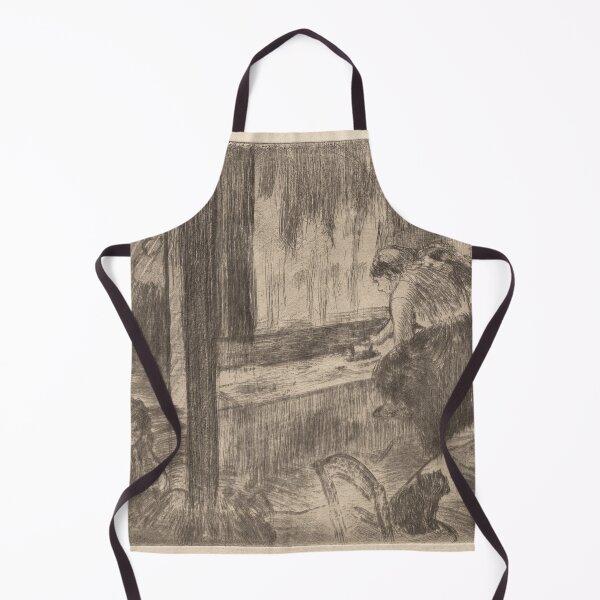 Item preview, The Laundresses by Edgar Degas: Impressionist Interior Fine Art Print designed and sold by artofuniverse.