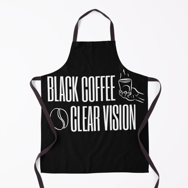 Item preview, Black Coffee Clear Vision - Coffee Lover Motivation designed and sold by VizoArt-Studio.