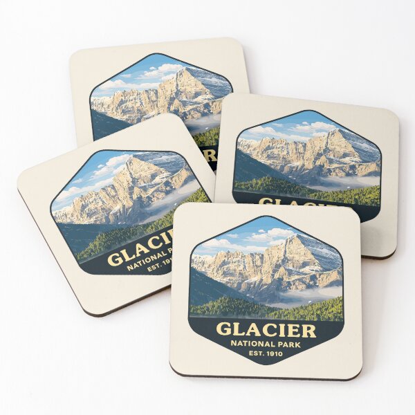 Item preview, Glacier National Park Sticker designed and sold by Gideon Emmerich.
