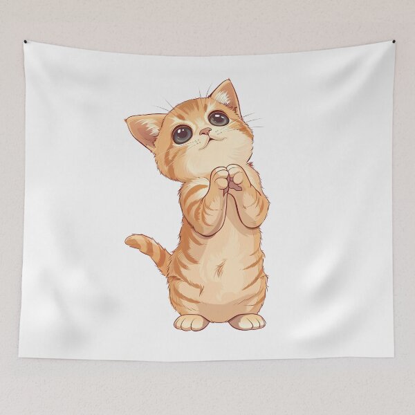 Item preview, Cute Cat Standing designed and sold by Crazycatgraphic.