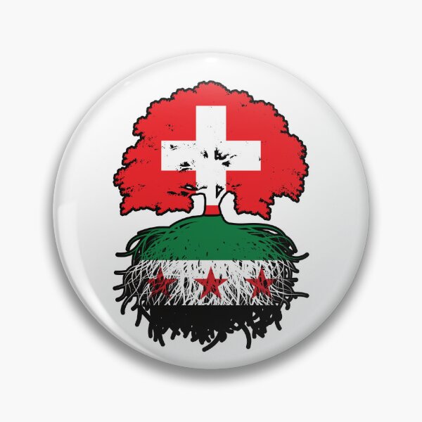 Item preview, Syrian Swiss Roots and Crown Tree designed and sold by FlagX.