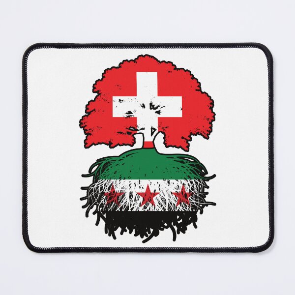 Item preview, Syrian Swiss Roots and Crown Tree designed and sold by FlagX.