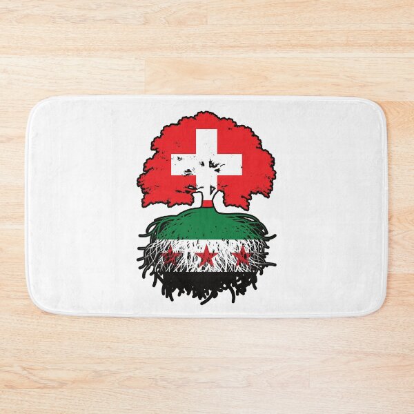 Item preview, Syrian Swiss Roots and Crown Tree designed and sold by FlagX.