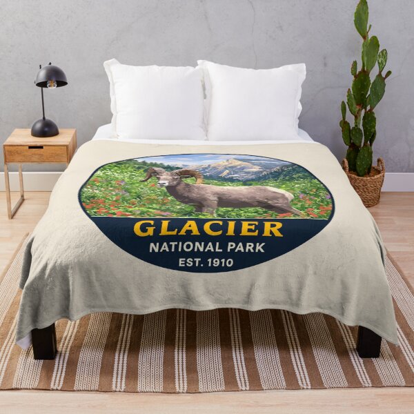 Item preview, Glacier National Park Sticker designed and sold by Gideon Emmerich.