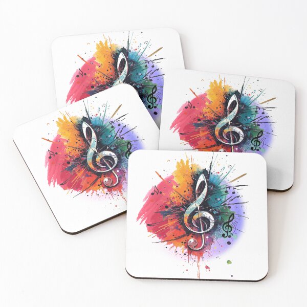 Item preview, Colorful Music Splash Art designed and sold by Bellassi.