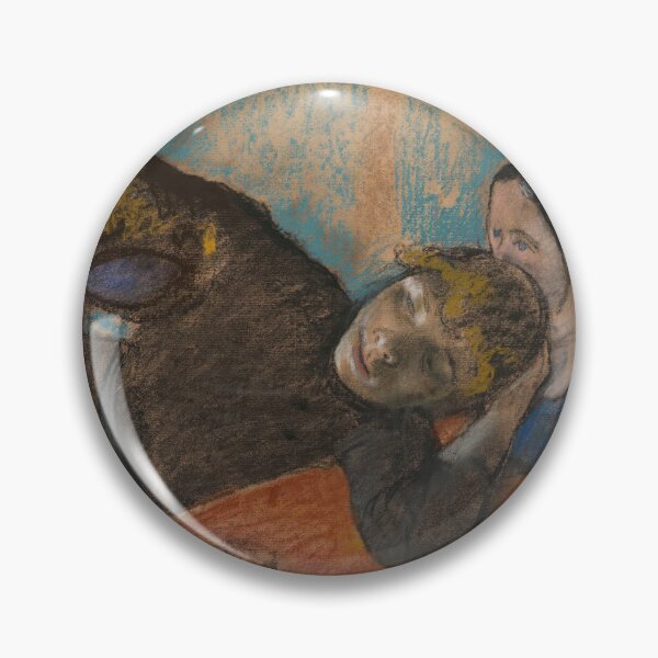 Item preview, The Milliner by Edgar Degas: Intimate Impressionist Interior Fine Art Print designed and sold by artofuniverse.