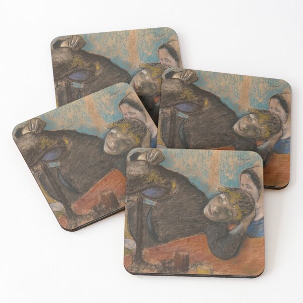 Item preview, The Milliner by Edgar Degas: Intimate Impressionist Interior Fine Art Print designed and sold by artofuniverse.