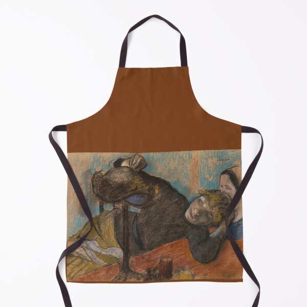 Item preview, The Milliner by Edgar Degas: Intimate Impressionist Interior Fine Art Print designed and sold by artofuniverse.