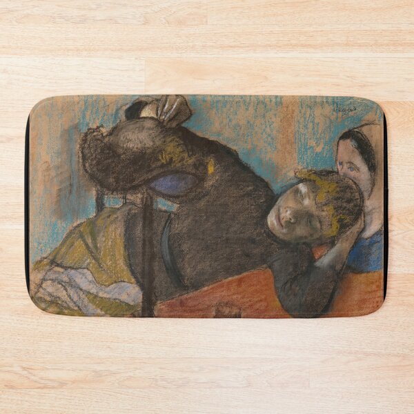 Item preview, The Milliner by Edgar Degas: Intimate Impressionist Interior Fine Art Print designed and sold by artofuniverse.