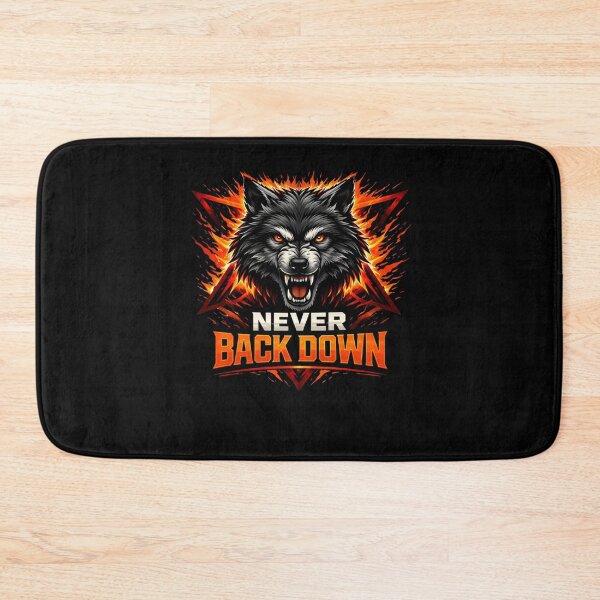 Item preview, Never Back Down Wolf Shirt – Fierce and Motivational designed and sold by quietvisualsco.