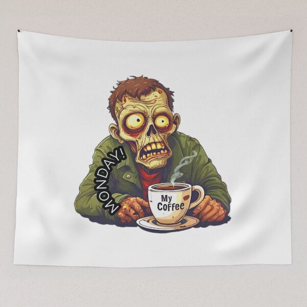 Item preview, Zombie Monday begins! designed and sold by Giulivo Store Graphic.