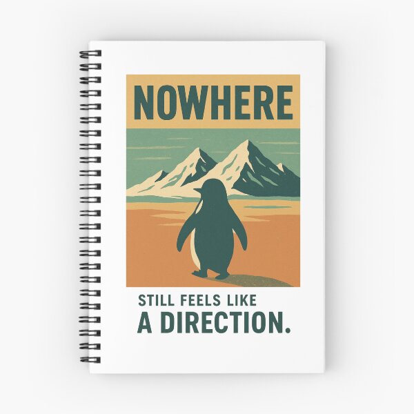 Item preview, Existential Penguin - Original 2026 Meme Vibe designed and sold by GrumpySableye.