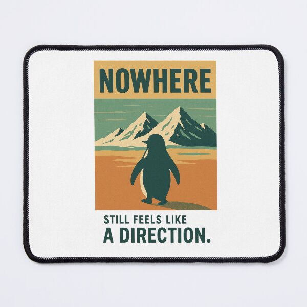 Item preview, Existential Penguin - Original 2026 Meme Vibe designed and sold by GrumpySableye.