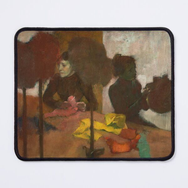 Item preview, The Milliners by Edgar Degas: Impressionist Interior Fine Art Poster designed and sold by artofuniverse.