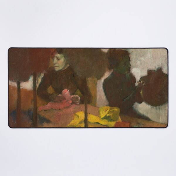 Item preview, The Milliners by Edgar Degas: Impressionist Interior Fine Art Poster designed and sold by artofuniverse.