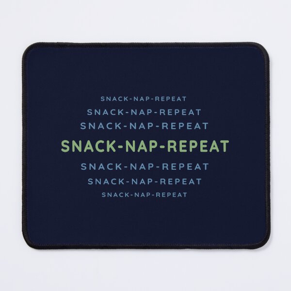 Item preview, Nap. Snack. Repeat. – Cozy Minimalist Typography  designed and sold by unique art and design.
