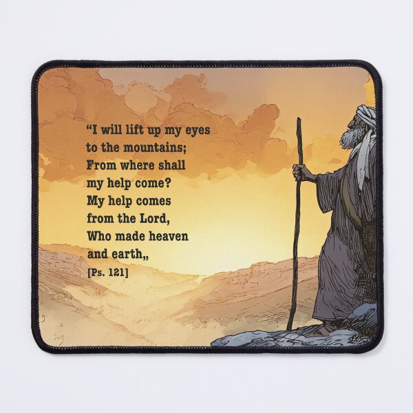 Item preview, Help Comes from the Lord - Psalm 121 Art designed and sold by Banal25.