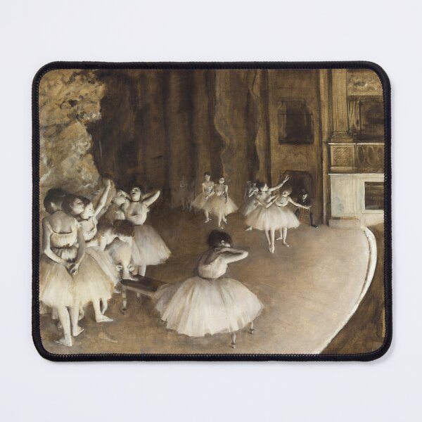 Item preview, The Rehearsal of the Ballet on Stage by Edgar Degas: Ballet Art Poster designed and sold by artofuniverse.