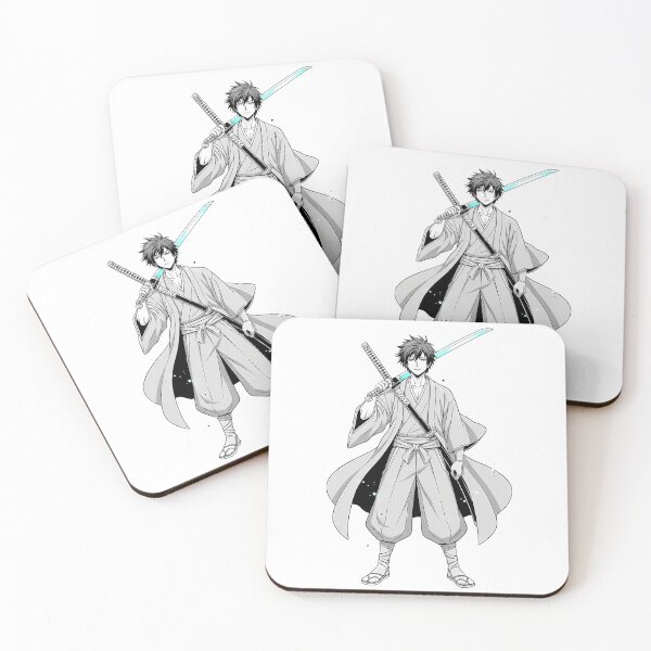 Item preview, Silver Samurai Warrior - Lazy Anime Swordsman Aesthetic Art designed and sold by MugenAnime.