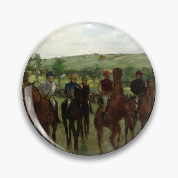 Item preview, The Riders by Edgar Degas: Impressionist Equestrian Fine Art Poster designed and sold by artofuniverse.